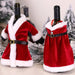 Velvet Christmas Wine Bottle Covers – Stylish Dress Set for Festive Table Décor & Perfect Holiday Gifts - Gear Elevation