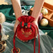 Velvet Santa Claus Drawstring Gift Bag – Festive Apple Candy Pouch for Merry Christmas Décor - Gear Elevation