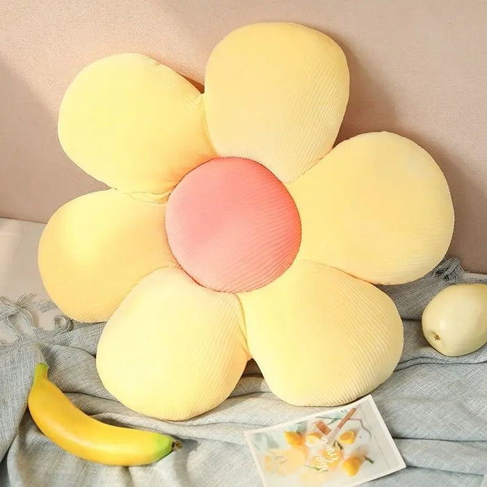 Vibrant Plush Daisy Flower Pillow – Soft Petal Cushion & Stuffed Toy for Girls, Babies, and Charming Home Décor Gift - Gear Elevation