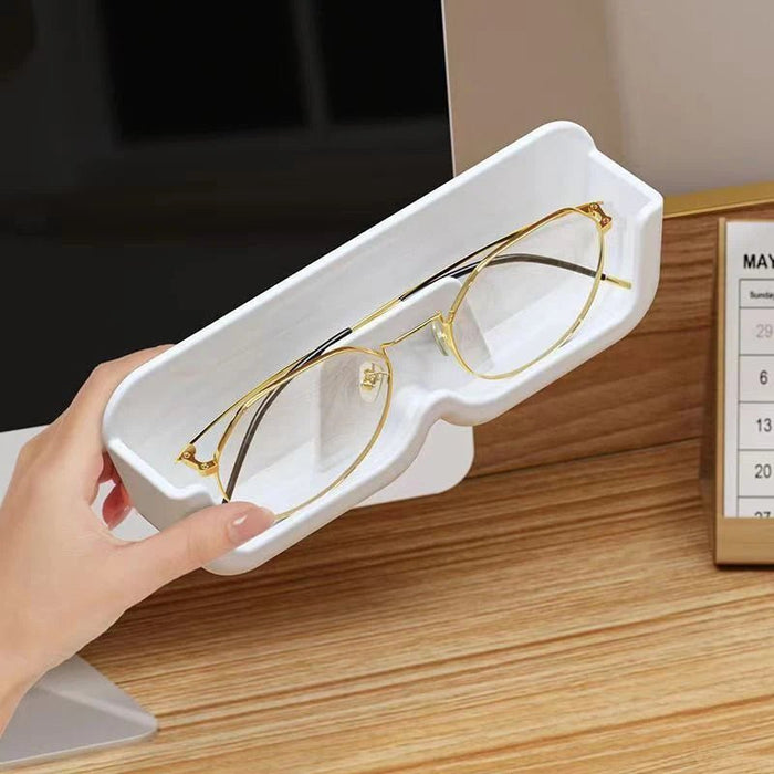 Wall - Mounted Glasses Display Rack - Self Adhesive Glasses Holder - Gear Elevation