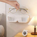 Wall - Mounted Glasses Display Rack - Self Adhesive Glasses Holder - Gear Elevation