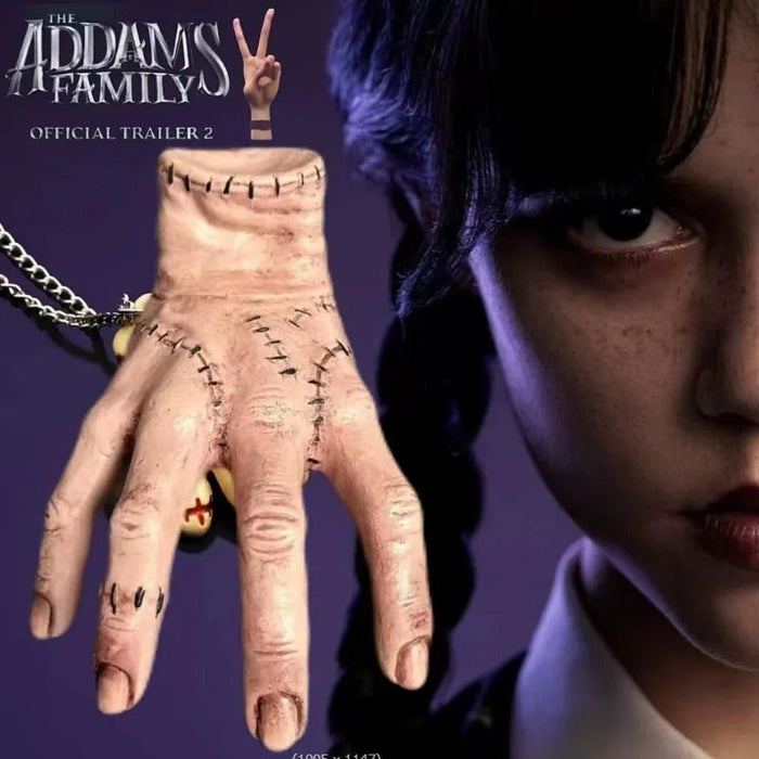 Wednesday Thing Hand Toy - Cosplay Hand by Addams Family, Fake Hand Toys Scary Props Halloween Decorations Prop Movie - Gear Elevation