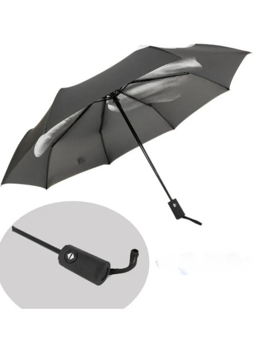 Windproof Folding Umbrella – Bold Middle Finger Design for Women & Men - Gear Elevation