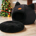 Winter Sleeping Pet Tent - Cozy Cave Nest and Little Mat Basket for Small Dogs and Cats - Gear Elevation