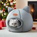 Winter Sleeping Pet Tent - Cozy Cave Nest and Little Mat Basket for Small Dogs and Cats - Gear Elevation