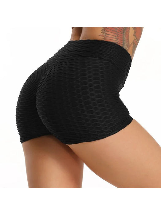 Women High - Waist Seamless Workout Shorts – Sculpting Scrunch - Back Gym Shorts for Women’s Fitness - Gear Elevation