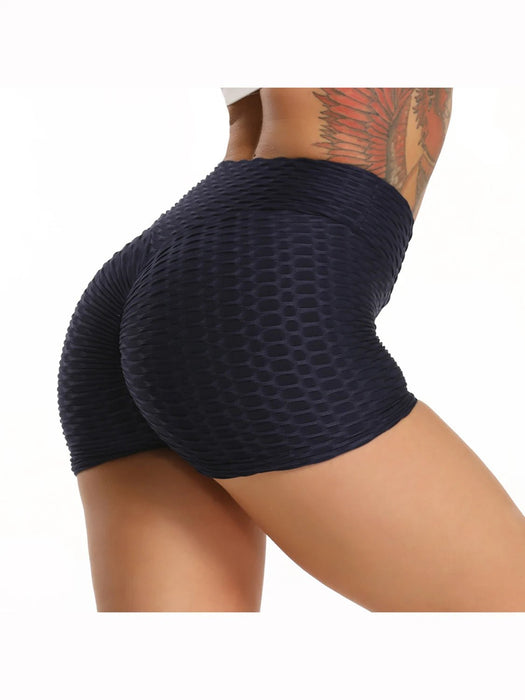 Women High - Waist Seamless Workout Shorts – Sculpting Scrunch - Back Gym Shorts for Women’s Fitness - Gear Elevation