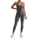 Women’s Bodycon Jumpsuit – Sleek Sleeveless All - in - One Fitness & Casual Activewear - Gear Elevation