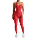 Women’s Bodycon Jumpsuit – Sleek Sleeveless All - in - One Fitness & Casual Activewear - Gear Elevation