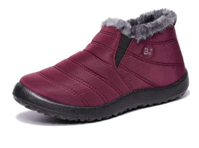 Women's Boots Slip On Winter Shoes, Waterproof Ankle Boots - Gear Elevation