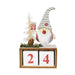 Wooden Painted Christmas Countdown Calendar – Festive Christmas Home Decor & New Year Countdown Gift - Gear Elevation