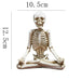 Yoga Skeleton Sculpture - Creative Human Skeleton Yoga Skull Resin Handicrafts - Gear Elevation