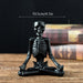 Yoga Skeleton Sculpture - Creative Human Skeleton Yoga Skull Resin Handicrafts - Gear Elevation