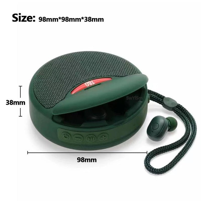 2-in-1 Portable Speaker and Earbuds - Gear Elevation