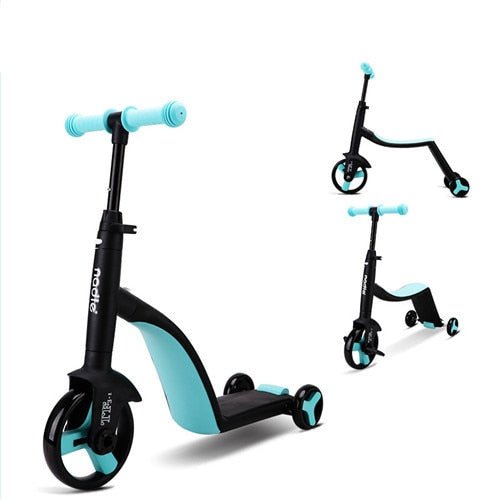 3 in 1 Children Scooter - Tricycle Baby Balance Bike - Gear Elevation