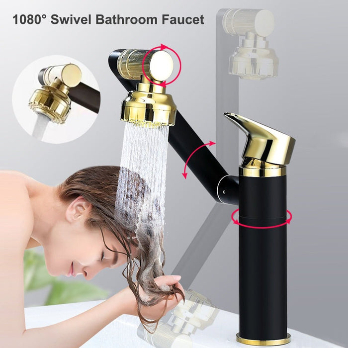 360 Faucet - Tap Cranes Shower Head Plumbing Tapware For Bathroom Accessories - Gear Elevation