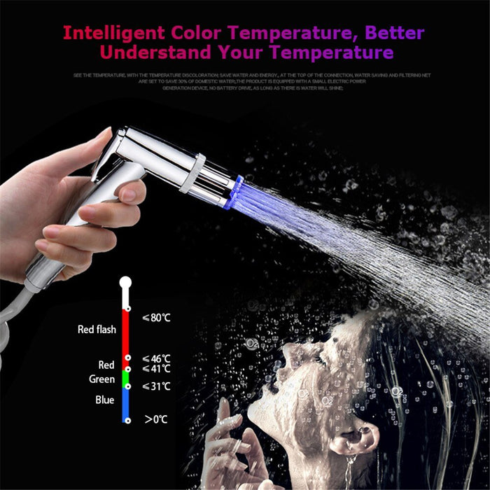 7 Color-Changing Glow LED Faucet Light for Bathroom Kitchen Tap Sink, Temperature-sensitive - Gear Elevation