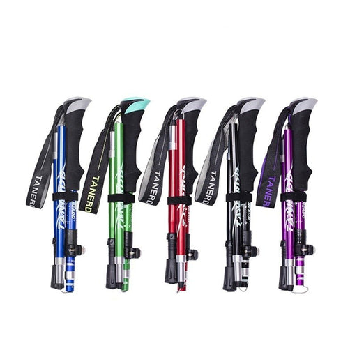 Adjustable Trekking Poles - Foldable Telescopic Pole - Gear Elevation