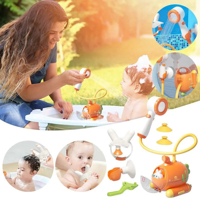 Baby Bathtub Shower - Portable Camping Shower Pump for Toddler Kid - Gear Elevation
