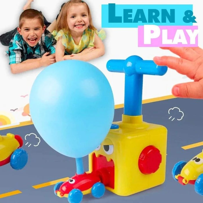 Balloon Race Car Toy - Educational Science Experiment Toy For Kids - Gear Elevation