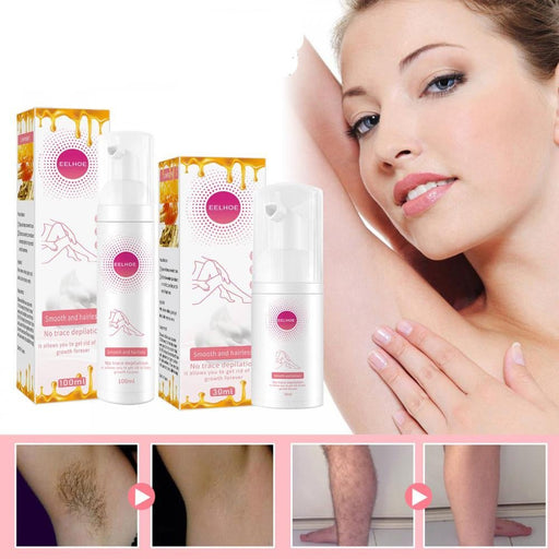 Beeswax Hair Removal Mousse - Painless Hair Removal Cream - Gear Elevation