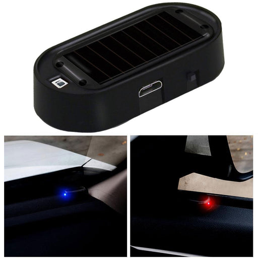 Car Flashing LED Light - Fake Security Light, Solar Powered Dummy Alarm - Gear Elevation