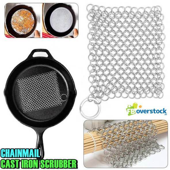 Chainmail Cast Iron Scrubber - Gear Elevation