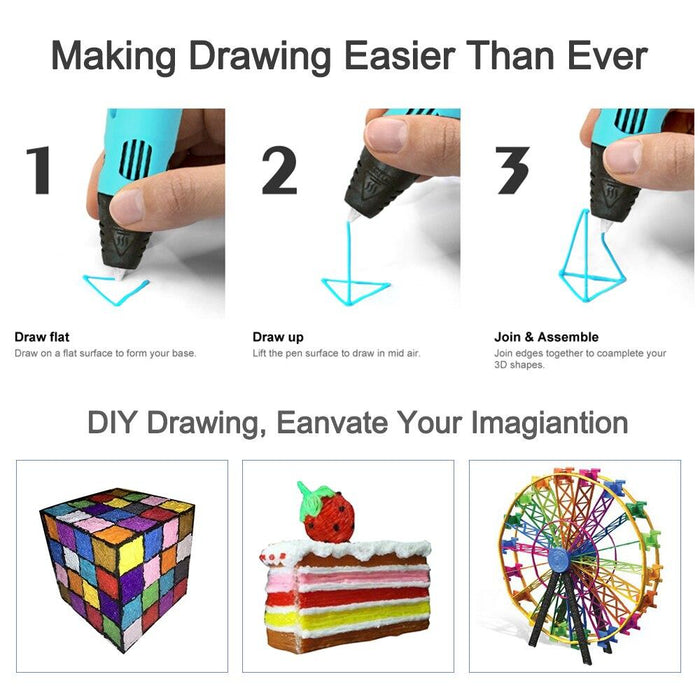 CraftyKids™ 3D Printing Pen - Gear Elevation