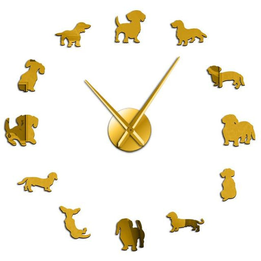 Dachshund Wall Clock - Gear Elevation