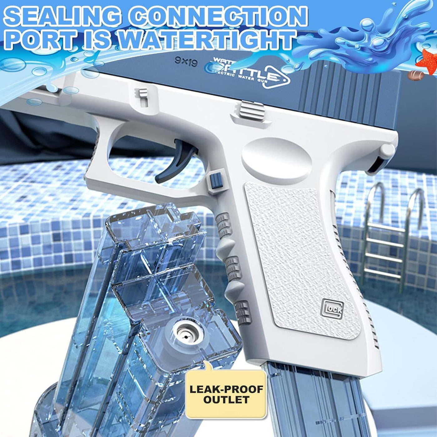 Electric Water Pistol - Aqua Blitz Water Cannon — Gear Elevation