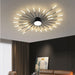 Firework Ceiling Lamp LED with Center Light for Living Room, Sputnik, Flower Lighting Fixture - Gear Elevation
