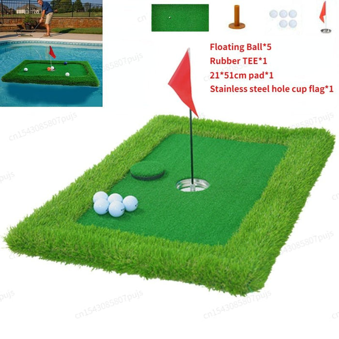 Floating Putting Green Mats - Practice Golf Floating Green Mat - Gear Elevation