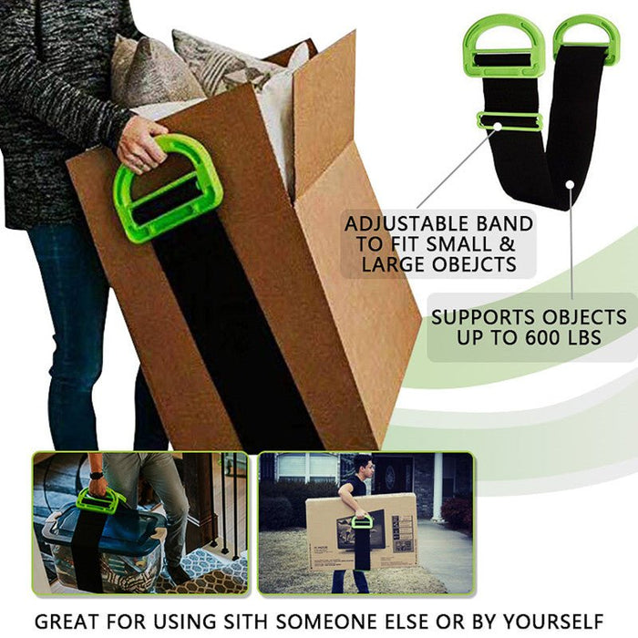 Furniture Moving Straps With Durable Handles Support - Gear Elevation