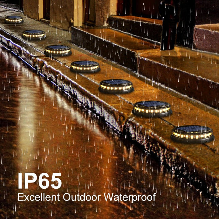Ground Garden Solar Lights - 17 Led IP65 Waterproof for Lawn Pathway Patio Landscape Decoration - Gear Elevation