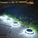 Ground Garden Solar Lights - 17 Led IP65 Waterproof for Lawn Pathway Patio Landscape Decoration - Gear Elevation
