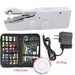 Handheld Mini Electric Sewing Machine - Heavy Duty Machine with 128pcs Sewing Kit - Gear Elevation