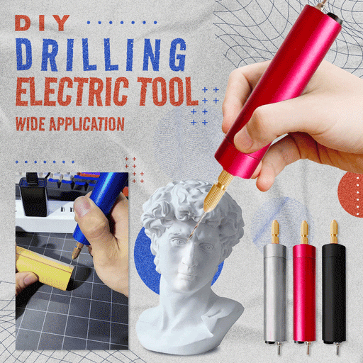 Handy Drilling Electric Tool - DIY Mini Drilling Electric Tool for Trimming, Cutting, Drilling, Engraving and Polishing - Gear Elevation