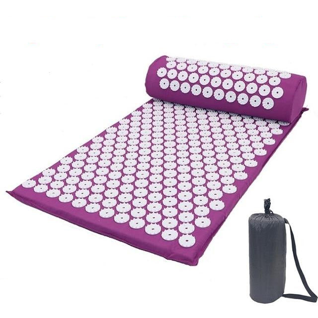 Acupressure Yoga Mat Set with Pillow