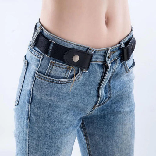 Invisible Elastic Waist Belts - Buckle Stretch Slim Waist Belt For Jean Pants, Dresses, Women/Men - Gear Elevation