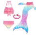 Kids Mermaid Costume Set - Fantasy Mermaid Tails Kids Swimming Dress - Gear Elevation