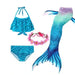 Kids Mermaid Costume Set - Fantasy Mermaid Tails Kids Swimming Dress - Gear Elevation