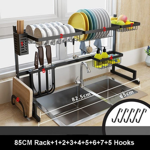 Kitchen Over-the-sink Dish Drain Rack - Gear Elevation