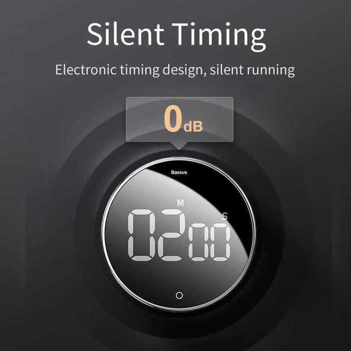 Kitchen Timer Countdown Alarm Clock, Large LED Display for Cooking Kids Senior - Gear Elevation