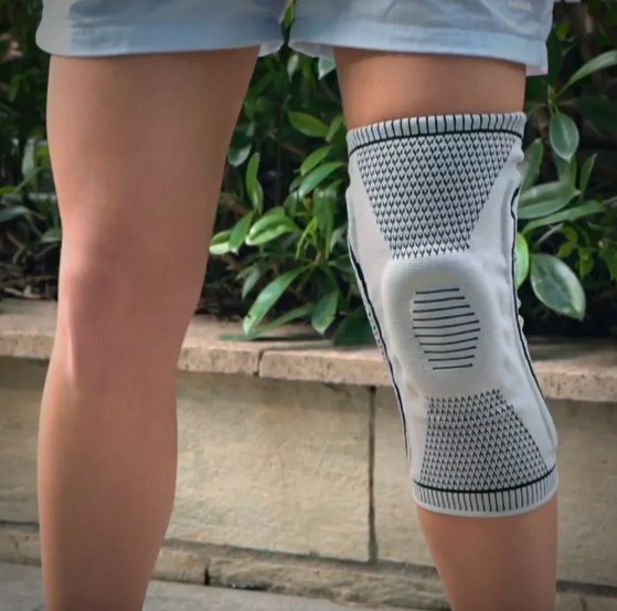 Knee Compression Sleeve - Knee Support Brace Patella Protector for Cycling, Running, Basketball and Football - Gear Elevation