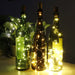 LED Wine Bottle Lights with Cork, Battery Operated Mini Fairy String Lights for Home Decor, Christmas, Wedding - Gear Elevation