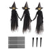 Lighted Halloween Witch Stake - Halloween Witches Decor - Gear Elevation