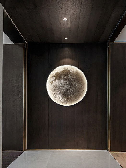 Luxury Moon Wall Lamp - Nordic Moon Light for Living Room, Bedroom, Hallway, and Stair Aisle Entrance - Gear Elevation