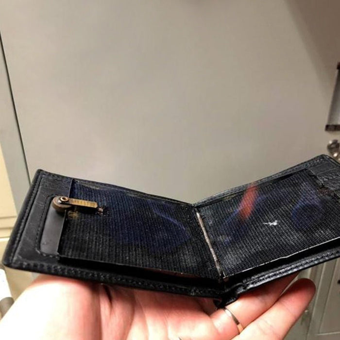 Magic Fire Wallet - Leather Wallet Props - Gear Elevation