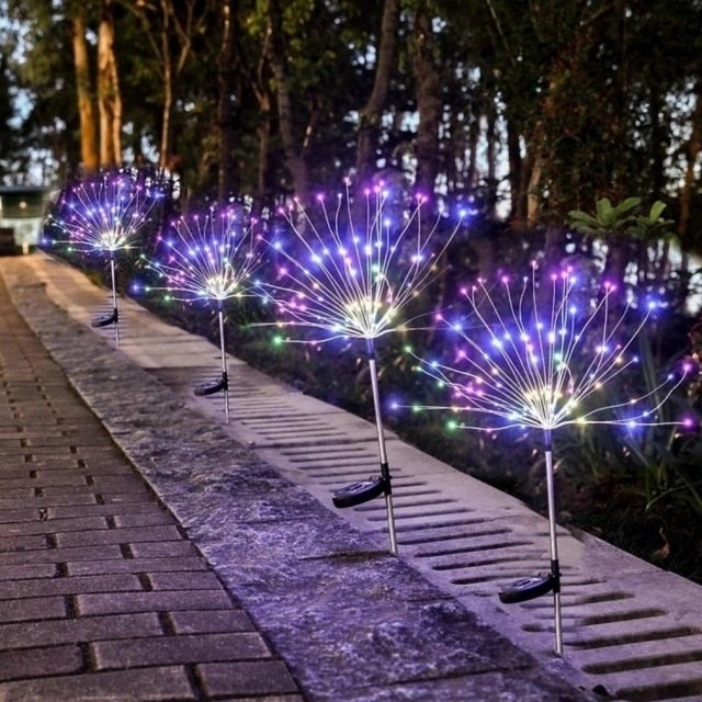 Magical Firework Garden Lights - Gear Elevation