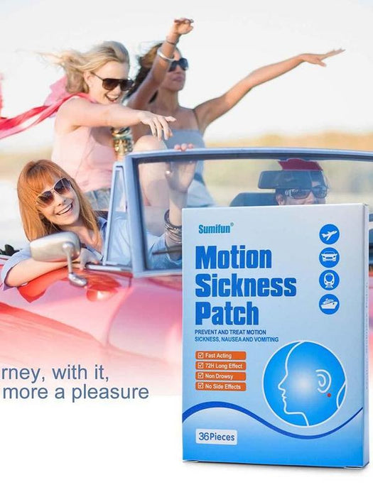 Motion Sickness Patches - 36pcs Children's Adult Motion Sickness Stickers - Gear Elevation